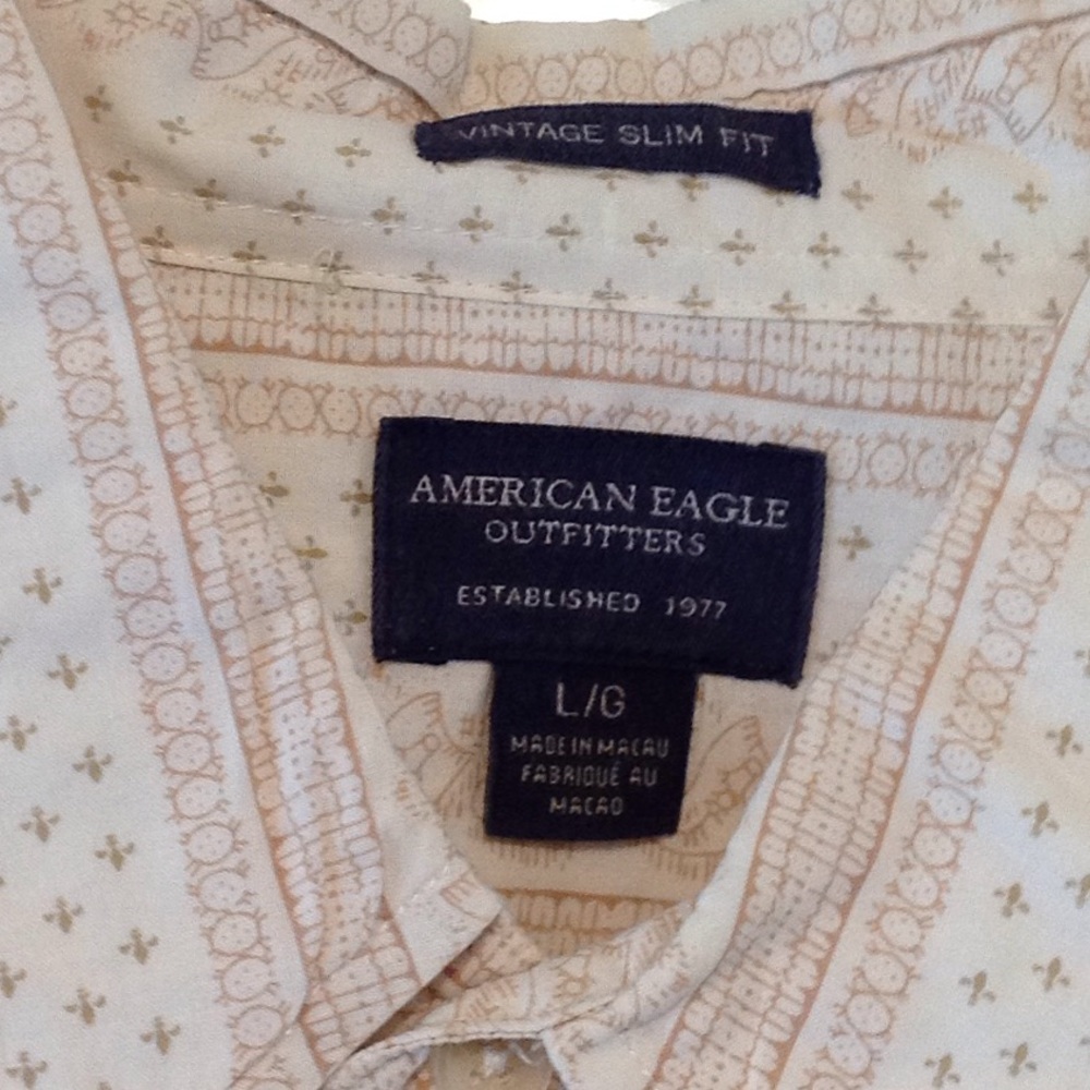 Vintage slim fit button down